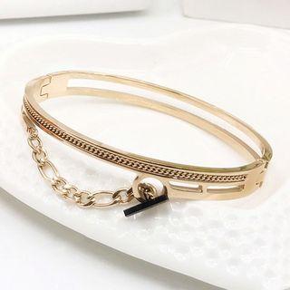 Chain-accent Bangle