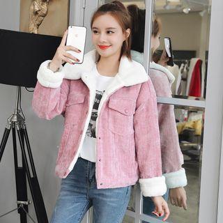 Shearling Buttoned Jacket
