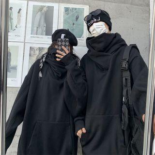 Couple Matching Fleece-lined Front Pocket Hoodie