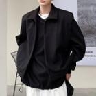 Set: V-neck Sweatshirt + Vest