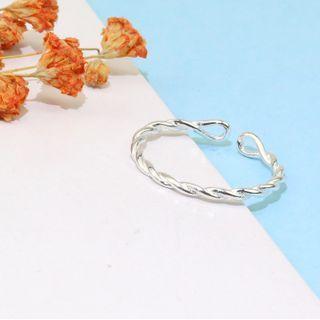 Twisted Open Ring 1 Pc - Twisted Open Ring - Silver - One Size