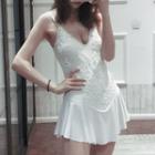 Crochet Trim Swimdress