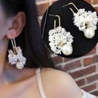 Lace Pearl Statement Earring