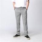 Front-tab Houndstooth Dress Pants