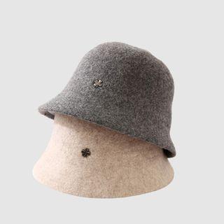 Plain Wool Bucket Hat