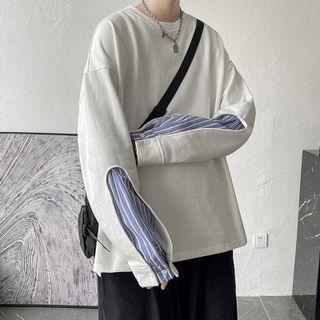 Strip Panel Sweatshirt