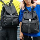 Flap Oxford Backpack Black - One Size