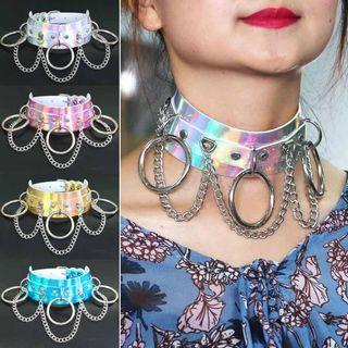 Hoop Chain Detail Choker