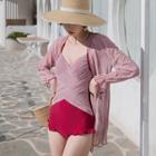 Set: Wrap Swimsuit + Cover Up