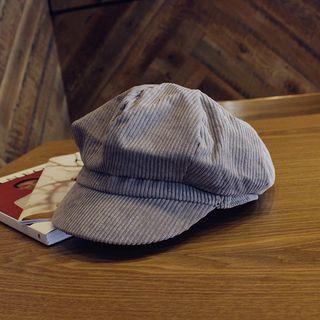 Corduroy Striped Casquette