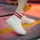 Double Strip High-top Sneakers