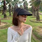 Plain Mesh Open Top Sun Visor
