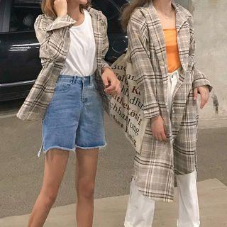 Plaid Shirt / Long Shirt