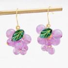 Faux Crystal Grapes Earring