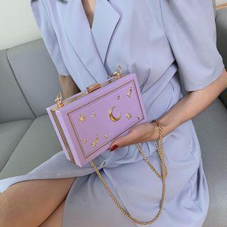 Chain Crescent Star Crossbody Bag