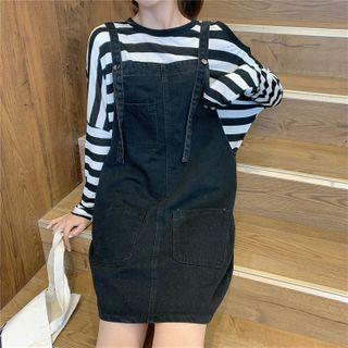 Striped Long Sleeve T-shirt / Jumper Dress