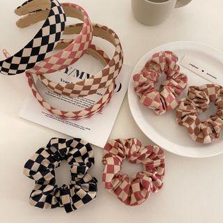 Check Scrunchie / Headband