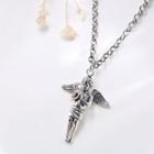 925 Sterling Silver Angel Pendant Necklace 925 Sterling Silver - 1 Piece - As Shown In Figure - One Size