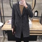 Double Breasted Notch Lapel Coat