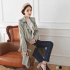 Belted Double-layered Trenchcoat