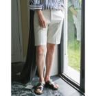 Wrinkle-free Flat-front Shorts