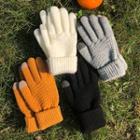 Contrast Trim Gloves
