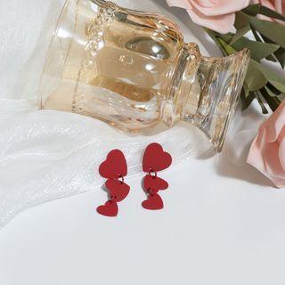 Alloy Sweetheart Drop Earrings Era083 - 13