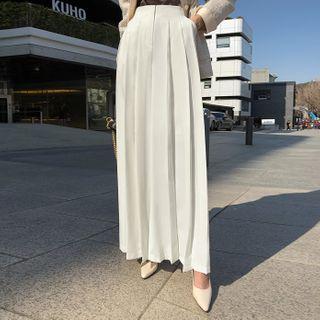 Zip-fly Pleat-front Culottes