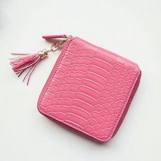 Tasseled Faux Leather Wallet