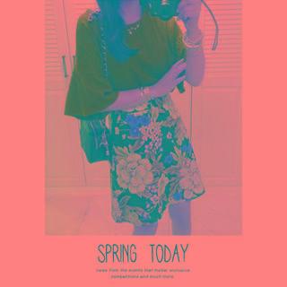 Floral-pattern Mini Skirt