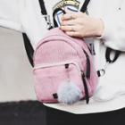 Corduroy Mini Backpack