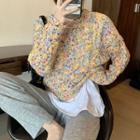 Melange Sweater Off-white - One Size