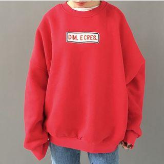 Patch Embroidered Pullover