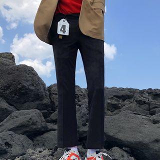 Cropped Boot Cut Dress Pants