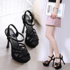 Strappy Platform High-heel Sandals