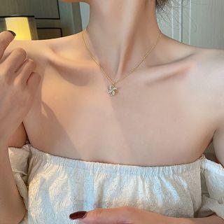 Rhinestone Windmill Stud Earring / Necklace / Open Ring