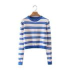 Striped Sweater Blue & White - S