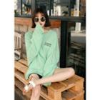 Plus Size - Printed Long-sleeve T-shirt