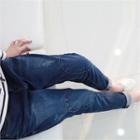Knee-patch Baggy-fit Jeans