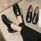 Zip Patent Monk Shoes