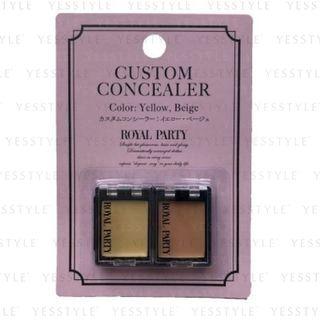 Daiso - Royal Party Custom Cheek Yellow & Beige 1.2g X 2
