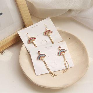 Fan Fringe Earring / Clip-on Earring