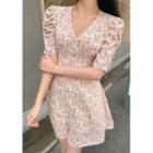 Ditsy Flower A-line Dress