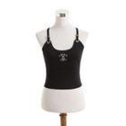 Cross Strap Lettering Camisole Top