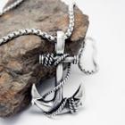 Retro Anchor Necklace