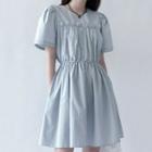 Short Sleeve Crewneck Dress