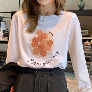 Cotton Fruit Print Top