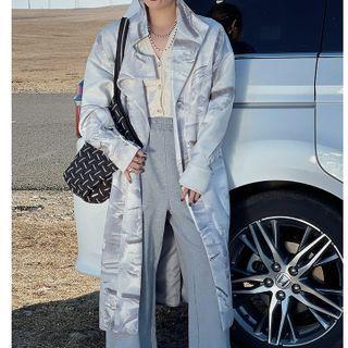 Print Long Coat