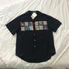 Short Sleeve Embroidered Shirt