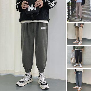 Label Applique Harem Pants